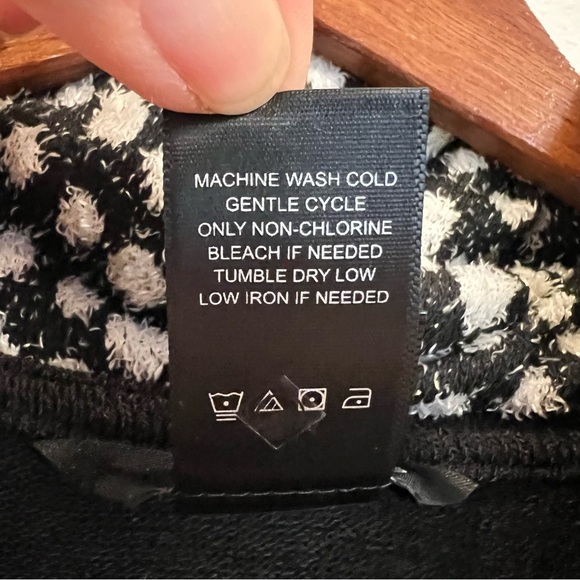 Ali Miles 1X Sweater Top Cowl Neck Art To Wear Artsy Plus Lagenlook Patchwork - Picture 8 of 11